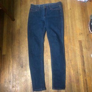 Banana Republic Premium Denim Low Rise Dark Skinny